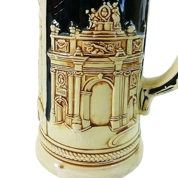Beer Mug Stein Innsbruck with Goldenes Dachl Triumphpfore Buildings 7" Tall - Picture 2 of 12